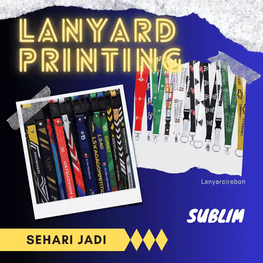 Tali Lanyard Printing Sublime di Cirebon